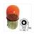 LAMPE BAU15S 12V 10W ORANGE GENERIC+PIAGGIO LX (1)