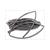 GAIME DE CABLE  4mm NOIR 5mtr