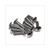 FAIRING SCREW M6x20 CROSS HEAD14mm CHROME (10)