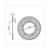 REAR SPROCKET APRILIA RX''03 420 105mm 5h 48t IGM