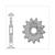 FRONT SPROCKET MINARELLI AM345 415 12t IGM