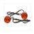 BLINKER CHI GRAND RETRO CHROM ORANGE L/R VORNE