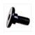 FLANGE SCREW M6x14 (8x3) BLACK (1) 