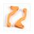 HEBEL SATZ HONDA MT PVC KURZ ORANGE