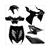 KIT CARROSSERIE YAMAHA AEROX TUNING BRILLANT NOIR