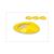 AIR FLOW KIT 4pcs OVAL  JAUNE