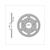 C.ARRIERE RIEJU SMX ''06 62mm 5creux 48t IGM