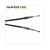 BRAKE CABLE FRONT ZUNDAPP STD  BLACK SUPERTEC