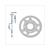REAR SPROCKET YAMAHA TZR (420) 54.1mm 4h 58t IGM