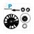 REPARATURSATZ WASSERPUMPE PIAGGIO BEVERLY 125/200