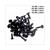 SCREW SET STEEL BLACK m4/m5 12/20mm sortie 50pcs