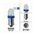 LAMPE BA9S   6V/12V LED BLAU BOLLARD (2)