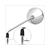 RETROVISEUR SYM MIO CHROME GAUCHE/DROIT CE