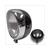 PHARE COMPLET UNI MOPED RETRO 13.5mm BAX15D NOIR