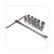 T-SHAPED ADJUSTABLE NUT TOOL  11 pcs 8-19mm TTOOLZ