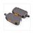 PEDAL SET PEUGEOT 103 14x125 CATADIOPTRES NOIR