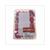 SORTIERKASTEN KABELSCHUHE ROT 165st