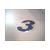 NUMMER -3- BLAU - GELB 13cm