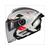 HELM JET COSMO SV SILENCE WEISS/GRAU/SCHWARZ     S