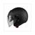 HELM JET VIALE S SV MATT SCHWARZ PURE       S